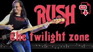 Rush - The Twilight Zone (🔴Bass Tabs | Notation)  @ChamisBass   #rushbass #basstabs #chamisbass