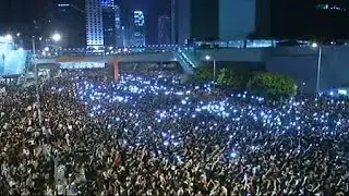 Pro-democracy protesters take control of central Hong Kong