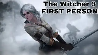 The Witcher 3! but it's first person (Isle of mists quest)