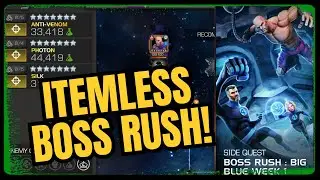 Itemless Boss Rush Clear! Big Blue Week 1!