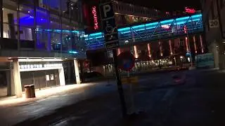 Beautiful lights at Scandic hotel in &Ouml;rebro on the way to work | Jan 27 2020