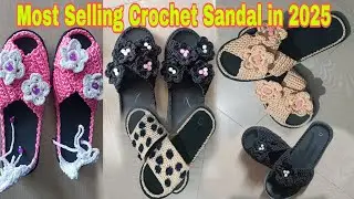 Wonderful 😍 Unique crochet sandals for beautiful girls 🤭  #crochet #beautiful #handmade