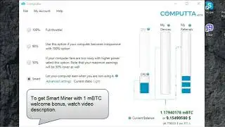 Bitcoin Mining  -  Free, Real, Unlimited BTC with Computta Smart Miner  - Mining farm owners wanted!