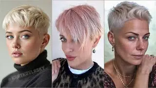 Undercut pixie Haircuts for women over 50 | Pinterest pixie hair cuts 2025 | Boy cut for girls 