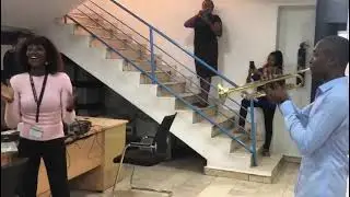 Trumpet Birthday surprise (Ecobank Abule Ado)