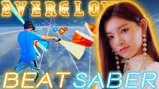 Hush - Everglow 에버글로우 | BEAT SABER Mixed Reality | 비트세이버 ビートセイバー