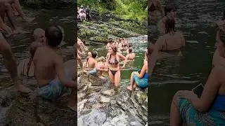 Cliff Jump Into Nature&rsquo;s Pool! #travel #waterfall