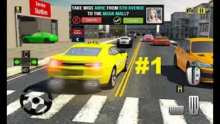 Rush Hour Taxi Cab Driver: NY City Cab Taxi Game #1.Android Gameplay