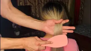 Heavenly Hairbrush Scalp Massage for a Soothing Head Experience 💆‍♀️ {No Talking} #asmr #soothing