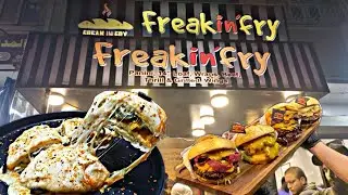 FreakinFry Lava Sandwich | Hussainabad Food Street Karachi Pakistan | Saw Pakistan