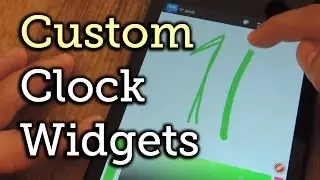 Draw Your Own Clock Widget for Your Nexus 7's Home & Lock Screen [How-To]