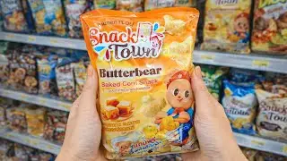 Butterbear snack at 7-11 Thailand (Caramel Baked Corn Snack)