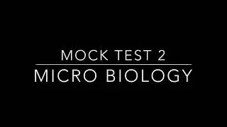 Microbiology Mock test 2 ICAR JRF SRF ARS : general agriculture