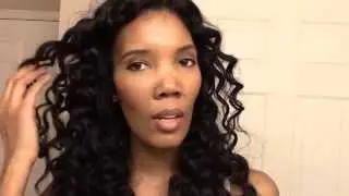 How to Get Curly hair with the Sapphire Wand