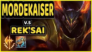 XMITHIE (MORDEKAISER) vs REK'SAI - JUNGLE GAMEPLAY - NA Ranked DIAMOND