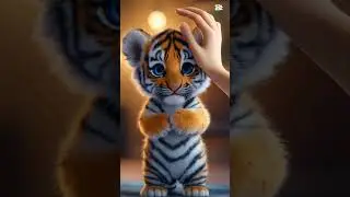 Playful Tiger in Action!#tiger  #shorts #nature #funny #cute #animal #animals #fyp #cuteanimals