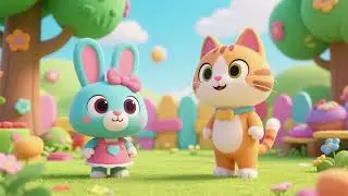 🌸 Petal Pals: Bunny & Cat | Fun Adventure for Kids! 🐰🐱