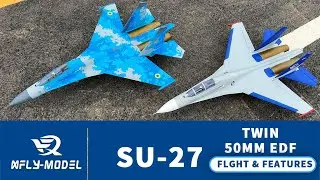 XFly Su-27| Twin 50mm EDF Jet -Flight & Features