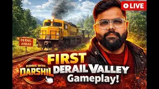 Derail Valley Begins | First Time Gameplay LIVE | Riding with Darshil