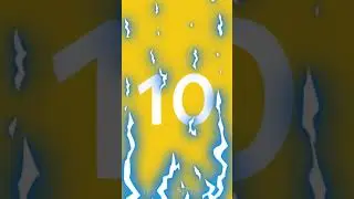 10 Second Countdown Timer | Electric waves