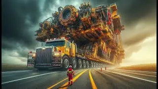 Extremely Dangerous Transport Oversized Equipment | Biggest Heavy Machinery Machines