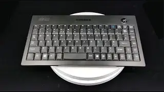 Accuratus 5005 - Professional Wired Mini Size Keyboard with Optical Trackball and L/R Mouse Buttons