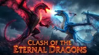 Clash of the Eternal Dragons🔥🐉 | Savage Fire Dragon vs Ruthless Ice Dragon