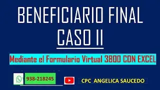 BENEFICIARIO FINAL CASO PRACTICO CON EXCEL