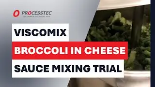 ViscoMix (Agitator) Broccoli in Cheese Sauce Mixing Trial | Application Video