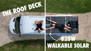 We installed a roof deck with MAXIMUM SOLAR