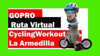Vídeos rutas VIRTUAL 💥 BICICLETA CYCLING WORKOUT escenografía virtual La Armedilla