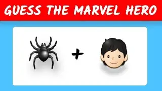 Can you guess the marvel hero  by  emoji? | Cat Quiz