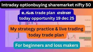 option buying today opportunity | today trade plan 19 dec 25 nifty | intraday scalping 