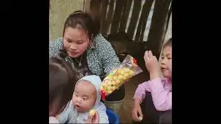 A Single Mother and Her Children Grow Hope Together in the Garden 
