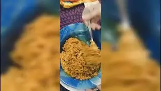 making of cheese flavor ramen ASMR