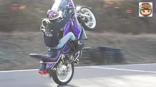 凄い女子もできるの⁉️ウイリー大会　旧栃 2021