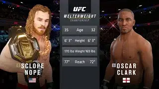 Making my 28th Welterweight title defense against Oscar Clark on Legendary in UFC 4