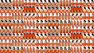 🧡orange colour blouse sleeves designs/blouse back neck design/orange blouse designs/sleeves design