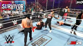 FULL MATCH - Survivor Series WarGames - Roman, Uso's, Sami VS Andre, Kane, Braun, Omos. 1080p