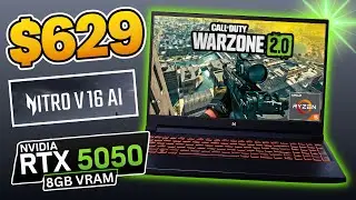 Acer Nitro V16 Benchmark | CoD: Warzone 2.0 on a $629 Gaming Laptop?!