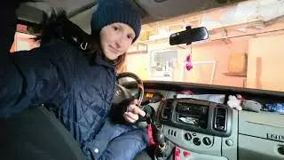 ASMR ● LITTLE STUCK 🧊 TURNING a CAR ON A NARROW ROAD ● a LOT of SNOW ❄️ 