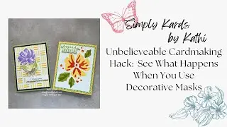 Unbelievable Cardmaking Hack: See What Happens When You Use Decorative Masks!