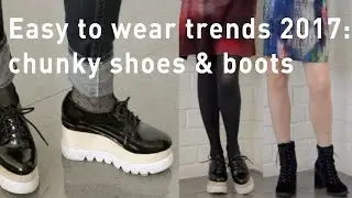 2017 Fashion trends for women over 40  - chunky shoes and boots trend