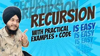 Understanding Recursion in C++ | How Recursive Functions Work | For Beginner's | Jass