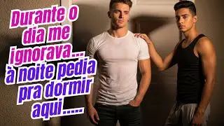 Ele era HÉTERO, tinha namorada… mas à noite vinha me procurar.