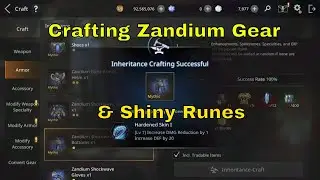 AxE: Alliance vs Empire gameplay: Crafting Zandium Gear & Shiny Runes