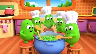 YUMMY PEAS 🫛 SONG 🎵 ll FRUITS AND VEGETABLES NURSERY RHYMES FOR KIDS ll FUNsong@duggueducationalTV