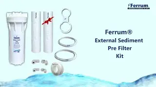Ferrum&reg; Sediment Pre Filter Set with Spun Cartridge, Spanner | RO Service Kit | all Water Purifiers