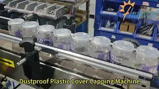 Dried Mango, Dried Cranberries, Pineapple Slices Plastic Can Lid Placer And Pressing Machine