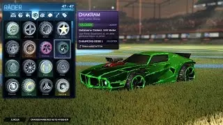 Rocket League | Lime Chakram Wheels | SvenRGE